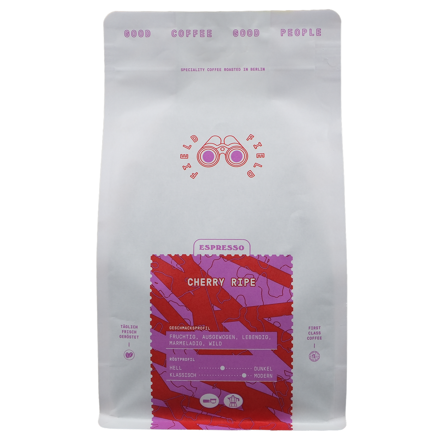 Cherry Ripe – Espresso mit mittlerer Röstung