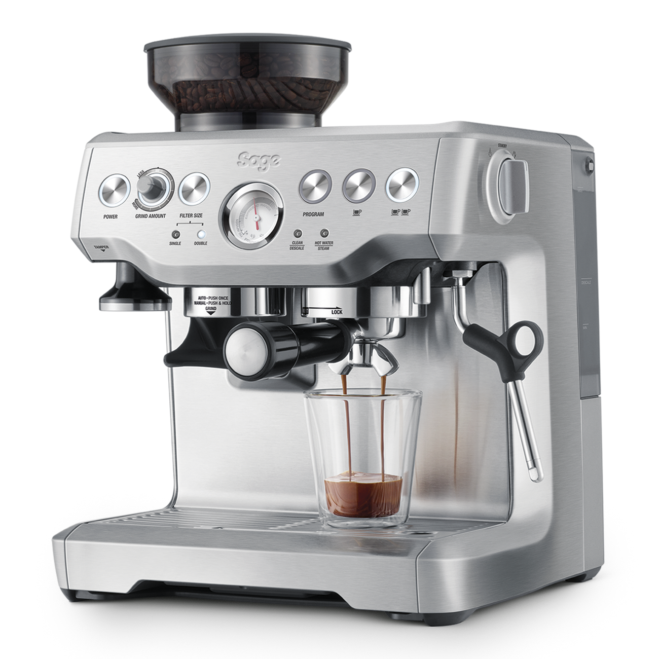 Sage Barista Express, top view