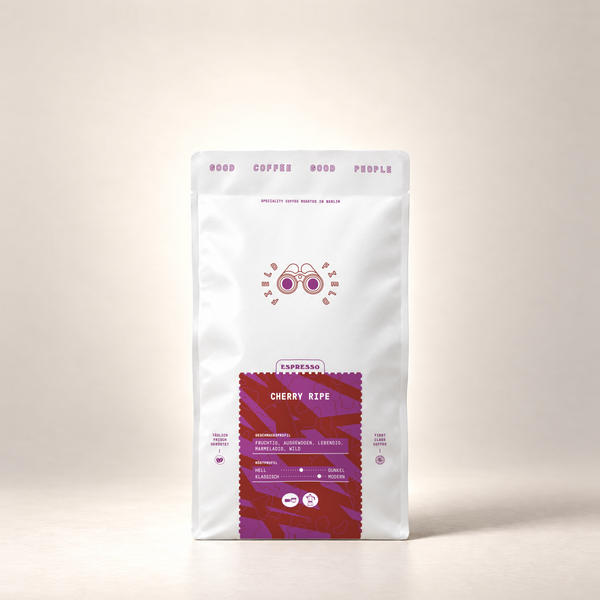Field Coffee cherry ripe – 500g – Vorderansicht