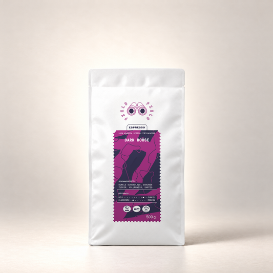 Field Coffee dark horse – 500g – Vorderansicht