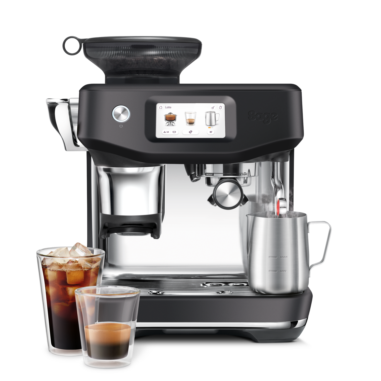 Sage Barista Touch Impress with Cold Extraction, Black Truffle