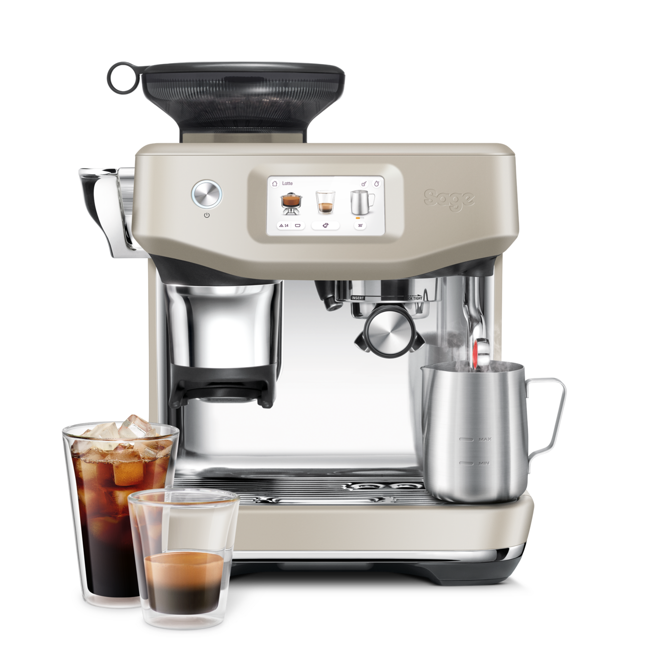 Sage Barista Touch Impress with Cold Extraction, Almond Nougat