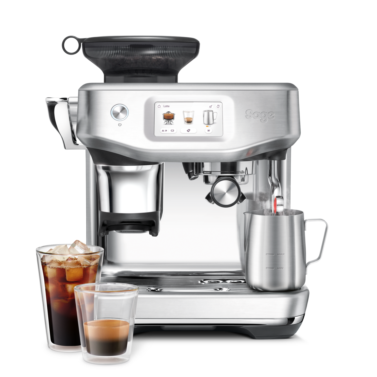 Sage Barista Touch Impress with Cold Extraction, Brushed Stainless Steel