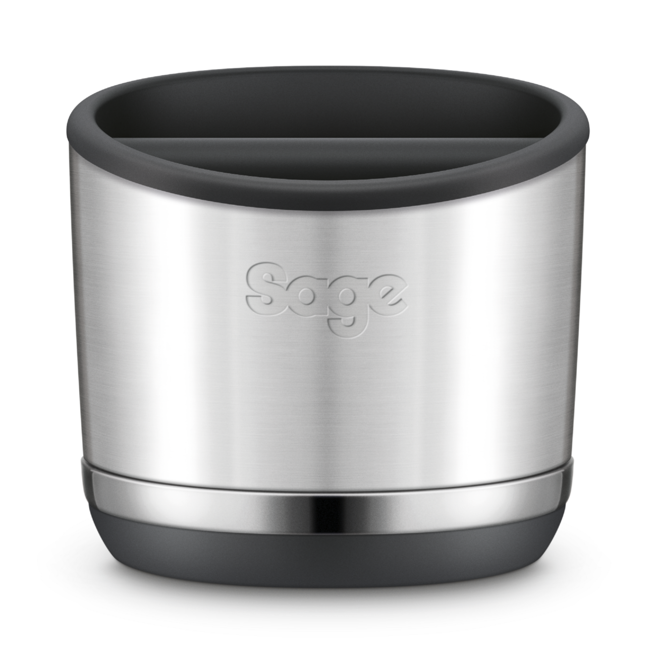 Sage Knock Box 10 — Brushed Stainless Steel